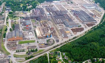Ovako Hofors steel production site